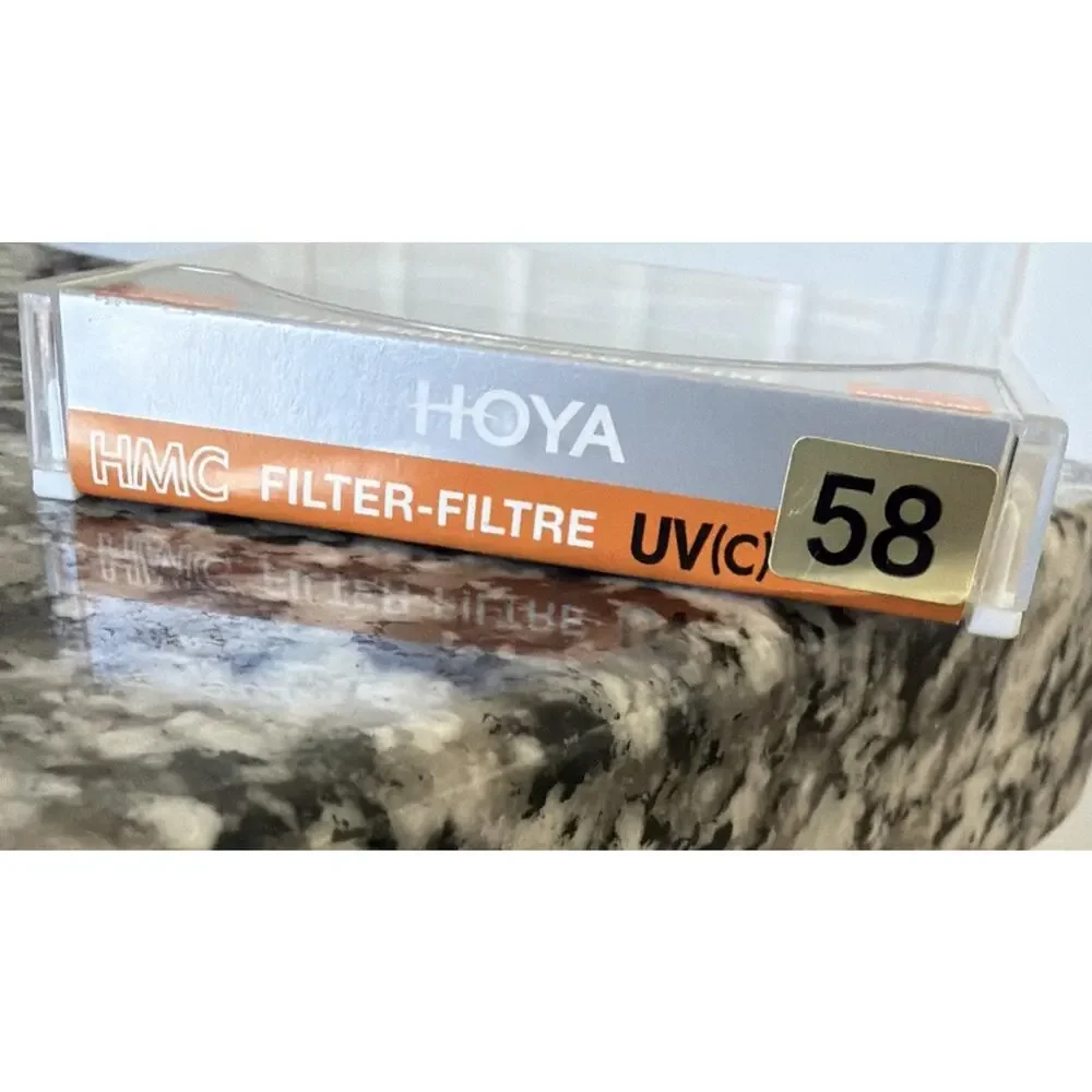 Genuine Hoya 58mm HMC UV(C) Filter Free Hoya Cleaning Cloth US Authorized Dealer